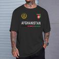 Afghanistan Sports Football Flag Football T-Shirt Geschenke für Ihn