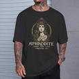 Aphrodite Déesse Grecque Antique Mythologie Grecque Aphrodite T-Shirt Cadeaux pour lui