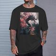 Art Sur Le Thème Du Dragon Japonais Mignon T-Shirt Cadeaux pour lui