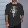 Bajo Eléctrico Rockero Rock Música Instrumento Bajista Camiseta unisex Regalos para él