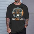 Bärtigermanniking Beard Full Beard Tiger Man T-Shirt Geschenke für Ihn