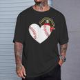 Baseball Pirate For Baseball Player Pitcher Catcher T-Shirt Gifts for Him