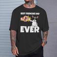 Best Frenchie Dad Ever Francese Bulldog Cane Regalo Maglietta Regalos para él