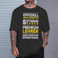 Bester Tehrerer S T-Shirt Geschenke für Ihn