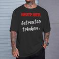 Betreutes Trinken Beer Saufen Outfit Partner Look T-Shirt Geschenke für Ihn