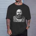 Big Manery Handsome Gay Bear Lovers Classic Engraving Maglietta Regalos para él