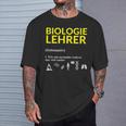 Biologiehrer Biology Teacher Saying School T-Shirt Geschenke für Ihn