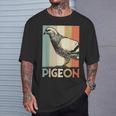 Bird Dove Breeders Pigeon Breeding T-Shirt Geschenke für Ihn