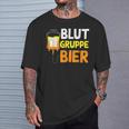 Blut Gruppe T-Shirt Geschenke für Ihn