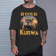 Bobr Kurwa Flannelette Meme Bóbr Bober Kurwa Cool T-Shirt Geschenke für Ihn