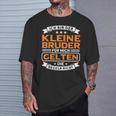 Bruder Für Mich Geln Die Regeln Nicht Kleiner Bruder German Lang T-Shirt Geschenke für Ihn