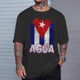 Camicie Havana Da Uomo Bandera De Cuba Agua Regalo Bandiera Cubana Maglietta Regalos para él