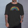Camisa Arcoírisintage Retro Estilo 80'S Gay Pride Sin Mangas Camiseta unisex Regalos para él