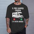 Camperista Il Mio Camper Chiama E Io Devo Andare Maglietta Regalos para él