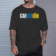 Canarión Bandera Islas Canarias Recuerdo De Gran Canario Camiseta unisex Regalos para él