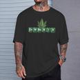 Cannabis Periodensystem Marijuana Hemp Leaf T-Shirt Geschenke für Ihn