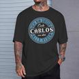 Carlos Ich Bin Dieser Cooler Carlos T-Shirt Geschenke für Ihn