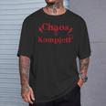 Chaos Kompletterpiss Dich T-Shirt Geschenke für Ihn