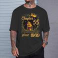 Chapter 55 Fabulous Since 1969 55Th Birthday Melanin T-Shirt Gifts for Him