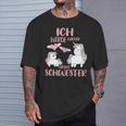 Children's Ich Werde Wieder Große Schwestererkunden Unicorns T-Shirt Geschenke für Ihn