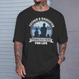 Compañeros De Pesca De Padre E Hija Papá E Hija Pescando Camiseta unisex Regalos para él