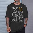 Compleanno Di 51 Anni Ora Sono 51 Anni Divertente 51 Maglietta Regalos para él