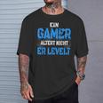 Console Player Ein Gamer Alter Nicht Er Levelt T-Shirt Geschenke für Ihn