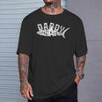 Cool Daddy Strong Muscles Shark Best Dad Ever Fun Maglietta Regalos para él