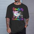 Cousin Of The Birthday Girl Skater Roller Skate Family Party T-Shirt Gifts for Him