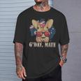 Day Mate Carte Patriotique De L'australie Motif Good Kangourou T-Shirt Cadeaux pour lui