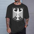 Deutschland Altdeutsch Wappen Adler T-Shirt Geschenke für Ihn