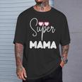 Divertente Super Mama Super Mather's Nonna Carino Super Mama Maglietta Regalos para él