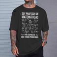 Divertido Profesor De Matemáticas Profesor Nerd Geek Camiseta unisex Regalos para él