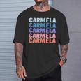 Divertido Regalo Nombre Carmela Personalizado Primer Nombre Camiseta unisex Regalos para él