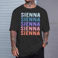 Divertido Regalo Nombre Sienna Personalizado Primer Nombre Camiseta unisex Regalos para él