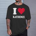 Donna Cuore Rosso Amo Kaydence Con Collo A Maglietta Regalos para él