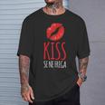 Donna Scritte Divertenti Kiss Se Ne Frega Maglietta Regalos para él