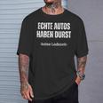 Echte Autos Haben Durst Keine Ladezeit T-Shirt Geschenke für Ihn