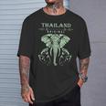 Elephant Thai Bangkok Thailand T-Shirt Gifts for Him
