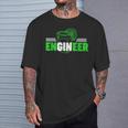 Engineer Ingenieur Gin Scritta Università Di Laurea Maglietta Regalos para él
