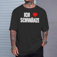 Erotic Ich Liebe Schweiste Ich Liebe Tail T-Shirt Geschenke für Ihn