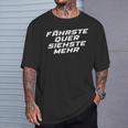 Fährste Quer Siehste Mehr Motorsport Drifting T-Shirt Geschenke für Ihn