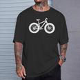 Fat Bike Pocket Apparel Fat Tyre Bike Bicycle T-Shirt Geschenke für Ihn