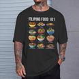 Filipino Food 101 Popular Pinoy Food Cool Filipino T-Shirt Gifts for Him
