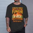 Funghi Porcini Porcino Regali Fungo Fungaiolo Maglietta Regalos para él
