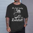 Biker Rocker Du Bist Lustig Dich Hole Ich Last T-Shirt Geschenke für Ihn