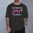 Grandma Aus Dem Weg Oma Im Einsatz T-Shirt Geschenke für Ihn