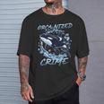 Orca Animal Orca-Nized Crime T-Shirt Gifts for Him