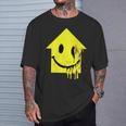 Fusione Acido House Sorriso Techno Acid House Rave Outfit Edm Maglietta Regalos para él