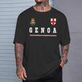 Genoa SportCalcio Jersey Bandiera Calcio Maglietta Regalos para él
